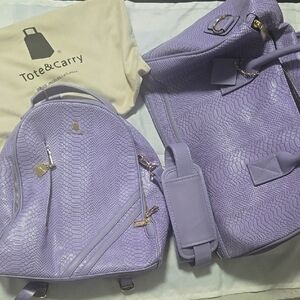 Tote N Carry Backpack And Duffle Set